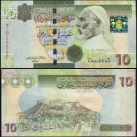 Libya. 10 Dinars. ND (2009) Unc. Banknote Cat# P.73a - Libya