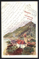 AK Gersau, Vitznauer Stock Und Kirche - Gersau