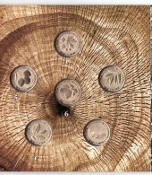 Armenia 2014, Wild Trees, Commemorative 200 Dram Coins, Booklet Cornet - UNC - Armenia