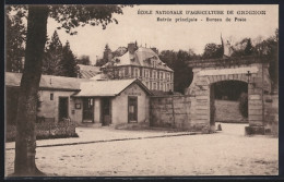 CPA Grignon, École Nationale D`agriculture, Entrée Principale, Bureau De Poste - Grignon