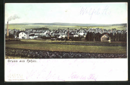AK Rehau, Blick Auf Die Dächer Der Stadt - Rehau