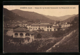 CPA Sumène, Usines De La Société Suménoise De Bonneterie De Soie - Sumène