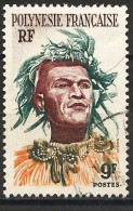 Polynésie Française 1958 - Mi 7 - YT 8 - Indigène - Gebruikt