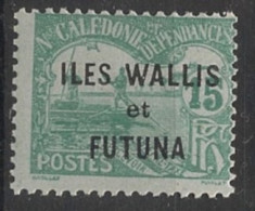 WALLIS ET FUTUNA - 1920 - Taxe TT N°YT. 3 - 15c Vert - Neuf* / MH VF - Postage Due