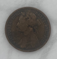 Great Britain 1887  Queen Victoria Coin, Half Penny - Other & Unclassified