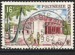 Polynésie Française 1960 - Mi 17 - YT 14 - Hôtel Des Postes De Papeete - Gebruikt