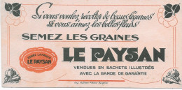 Buvards Graines Le Paysan - J