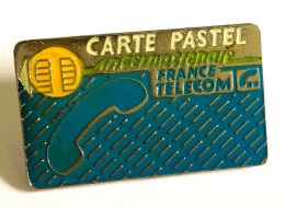 PINS FRANCE TELECOM CARTE PASTEL INTERNATIONALE   / MERCE24/1 - Telecom De Francia