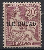 ROUAD - 1916-20 - N°YT. 10 - Type Mouchon 20c Brun-lilas - Neuf* / MH VF - Neufs