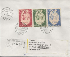 VATICANO CC CERTIFICADA A AUSTRIA 1969 PASCUA DE RESURRECCION RELIGION - Briefe U. Dokumente