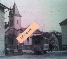 Tramway Allamann- Aubonne - Gimel  Arrivée Du Tram Dans Le Village De Montherod En 1909  Reproduction - Aubonne
