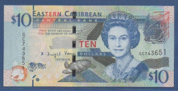 EAST CARIBBEAN STATES - P.52b - 10 Dollars ND (2015) UNC, S/n: See Photos - East Carribeans