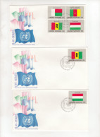 "FLAGGEN" Partie Mit 5 FDC, Vgl. Fotos (73084) - Covers
