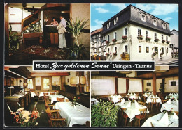 AK Usingen /Taunus, Hotel Zur Goldenen Sonne, Obergasse 17-19 - Usingen