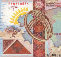 KAZAKHSTAN: SPECIMEN * TEST Note SILK WAY * LOUISENTHAL* YELLOW *2008* TURKESTAN #1 UNC - Kazakhstan