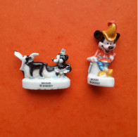 FÈVE . LOT DE 2 FÈVES . DISNEY . " MICKEY 1938 " & " MINNIE " - Réf. N°171G - - Disney