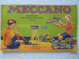 Meccano Instructions Pour L'emploi De La Boîte No. 4a - Meccano