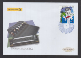 BRD 2021 FDC - Lawrence Cecil Adler Amerikanischer Musiker Und Autor Mundharmonika Spielend ( Neu 039) - 2011-…