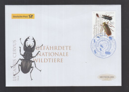 BRD 2021 FDC - Europa: Gefährdete Wildtiere Käfer  ( Neu 039) - 2011-…