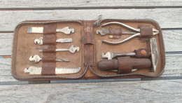 Trousse D'outils Philips. Trousse En Cuir - Autres & Non Classés