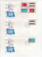 "FLAGGEN" Parte Mit 5 FDC, Vgl. Fotos (83082) - Covers