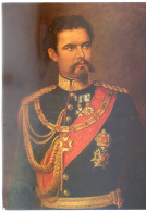 Delcampe - Carte Postale - Château De Neuschwanstein (Bavière) - Portrait De Louis II Roi De Bavière - Füssen