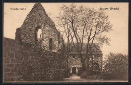 AK Lindow /Mark, Ansicht Der Klosterruine - Lindow