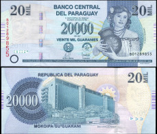 Paraguay. 20000 Guaranies. 2007 (2008) Unc. Banknote Cat# P.230a - Paraguay