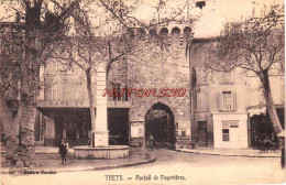 CPA TRETS - PORTAIL DE POURRIERES - Trets
