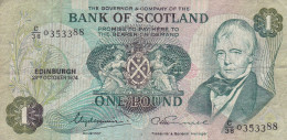 LOT M-54 #13 - ECOSSE - 1 Livre - 1 Pound