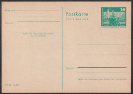 DDR: 1973, GA- Blanko Postkarte, Bauwerke, 10 Pfg. Berlin, Rathausstraße.     */MH - Postkarten - Ungebraucht