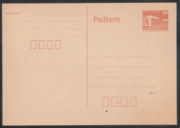 DDR: 1986, GA- Blanko Postkarte, Bauwerke, 10 Pfg. Palast Der Republik.    */MH - Postkarten - Ungebraucht