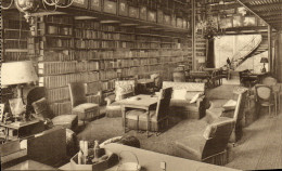 CPA Bibliotheque Royaume De Belgique Chateau De Mariemont - Bibliotheken