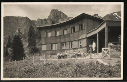 AK Braunwald-Oberstaffel /Glarnerland, Cafe Ortstock-Skihaus - Braunwald