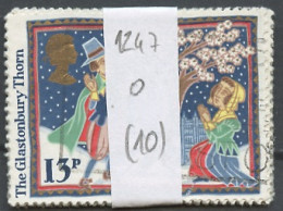 Grande Bretagne Lot 1986 Y&T N°1252 - Michel N°1095 (o) - 12p Noël - Lot De 10 Timbres - Sheets, Plate Blocks & Multiples