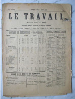 Dendermonde Termonde Le Travail 1863 De Beurs  La Bourse De Termonde Drukkerij  Du Caju - 1800 – 1899