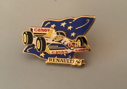 Pin’s Renault F1, Canon, Arthus Bertrand Double Moules. - F1