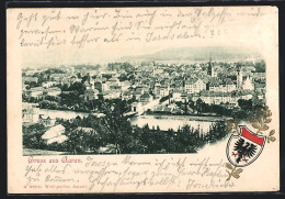 AK Aarau, Ortspartie Aus Der Vogelschau - Aarau