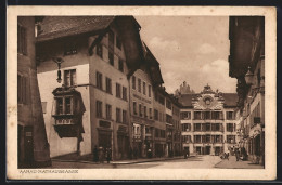AK Aarau, Blick In Die Rathausgasse - Aarau