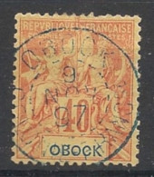 OBOCK - 1892 - N°YT. 41 - Type Groupe 40c Orange - Oblitéré / Used - Gebruikt
