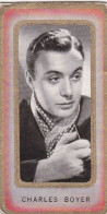 45 CHARLES BOYER  - FILM FAVOURITES 1938  -  CARRERAS CIGARETTE CARD - 3X7CMS - Churchman
