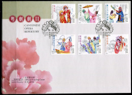 HONGKONG 2224-2229 FDC - Musik, Music, Musique, Canton Opera - HONG KONG - FDC