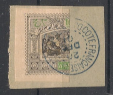 OBOCK - 1894 - N°YT. 51a - Guerriers 10c - Demi-gauche - Oblitéré / Used - Gebruikt