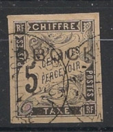 OBOCK - 1892 - Taxe TT N°YT. 9 - Type Duval 5c Noir - Oblitéré / Used - Gebruikt