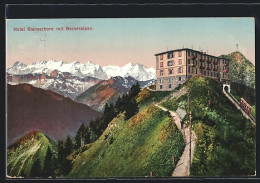 AK Stans, Hotel Stanserhorn Mit Berneralpen - Stans