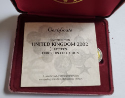 Coffret UK Pattern Limited Edition United Kingdom 2002 Pattern Euro Coin Collection - Mint Sets & Proof Sets