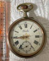 MONTRE A GOUSSET REGULATEUR DULEI En Parfait état De Fonctionnement 6 Cm De Diamètre - Watches: Old