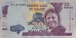 Malawi 20 Kwacha 2015 - P# 63b - Malawi