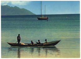 Seychelles - Silhouette Island Profile And Local Fishermen (1977) - Seychellen