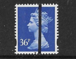 36p ELLIPTICAL PERF POST OFFICE TRAINING STAMP    MNH - Errors, Freaks & Oddities (EFOs